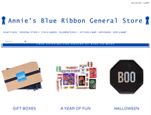 Tablet Screenshot of blueribbongeneralstore.com